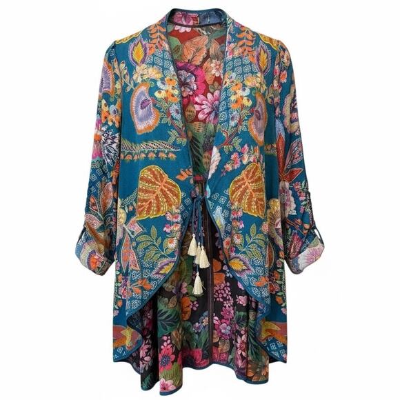 Johnny Was Lapham Ryder Reversible Coat Size Small - Picture 6 of 16